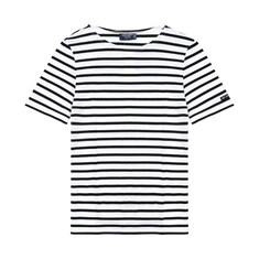 [세인트제임스 SAINT JAMES] 9863 MARINE NEIGE NOIR 공용 반팔티 썸네일 1