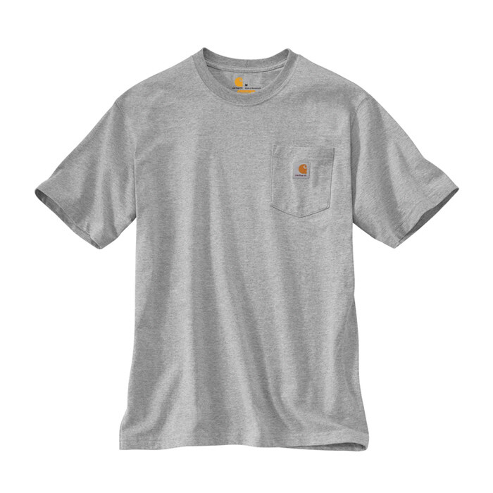 칼하트 포켓 반팔티 헤더그레이 /반팔/ K87-HGY - Carhartt