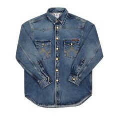 [와일드동키 WILD DONKEY] DS-ALFREDO WASHED BLUE 공용 셔츠 썸네일 1