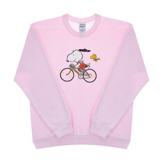 [와일드동키 WILD DONKEY] FG-BICYCLE DYED LIGHT PINK 공용 맨투맨 썸네일 1