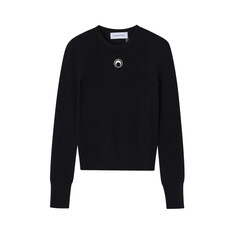 [마린세르 MARINE SERRE] WTK014A CKNI0511 BK99 여성 니트 썸네일 1