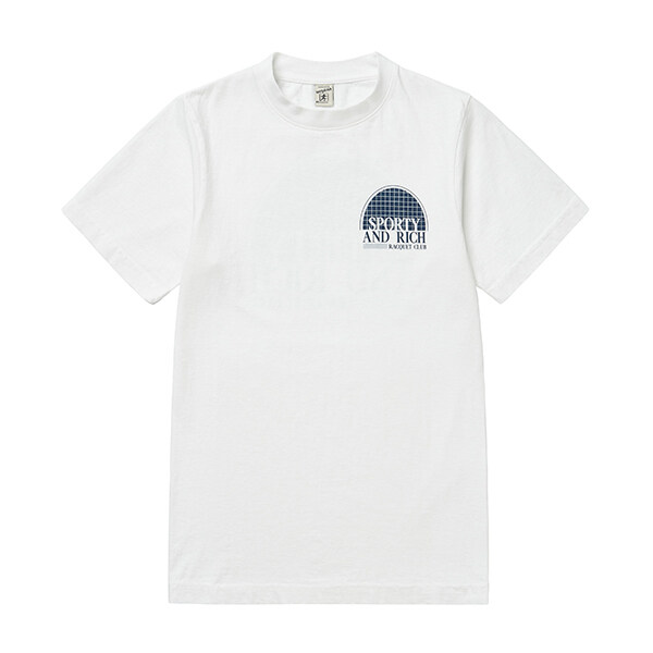 [스포티앤리치 SPORTY&RICH] TS923WH 공용 반팔티 - Sporty & Rich