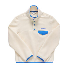[스포티앤리치 SPORTY&RICH] QZ741CR CREAM/OCEAN 공용 맨투맨 썸네일 1