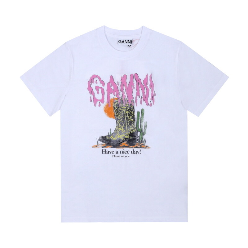 [가니 GANNI] A1050075 151 여성 반팔티 - Ganni
