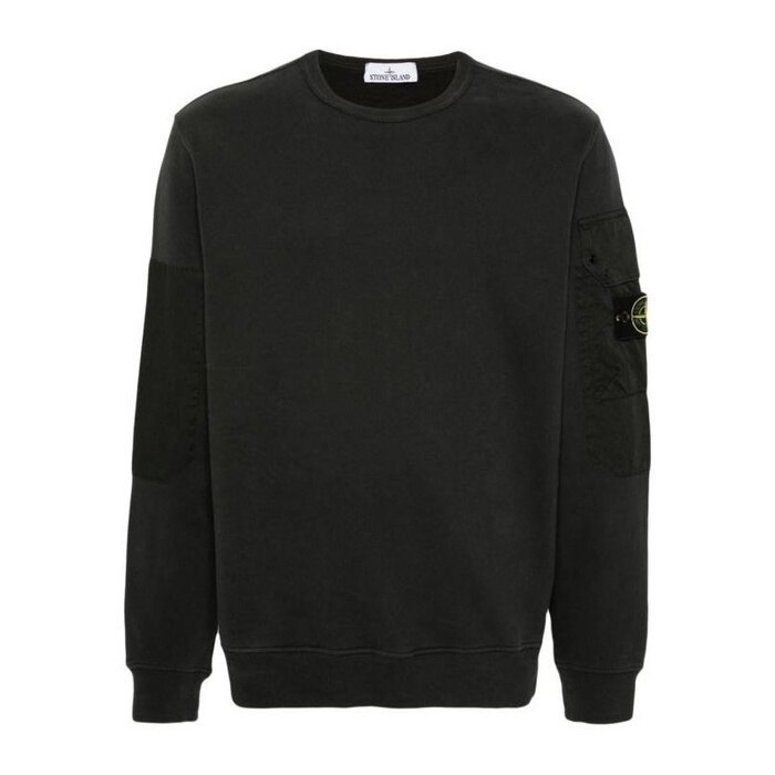 스톤아일랜드 63920 브러쉬드 코튼 플리스 스웨트 셔츠 811563920 V0062 - Stone Island