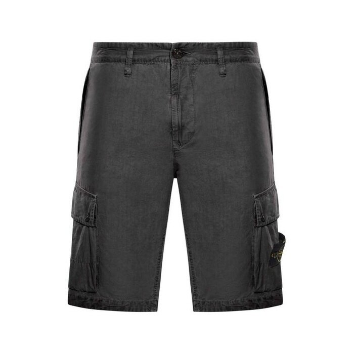 스톤아일랜드 L100011 코튼 로고 패치 카고 반바 K1S15 L100011 S00WA V0165 - Stone Island