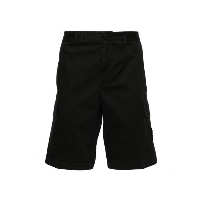 스톤아일랜드 L1204 올드 트리트먼트 코튼 카고 버뮤다 8015L1204 A0129 - Stone Island