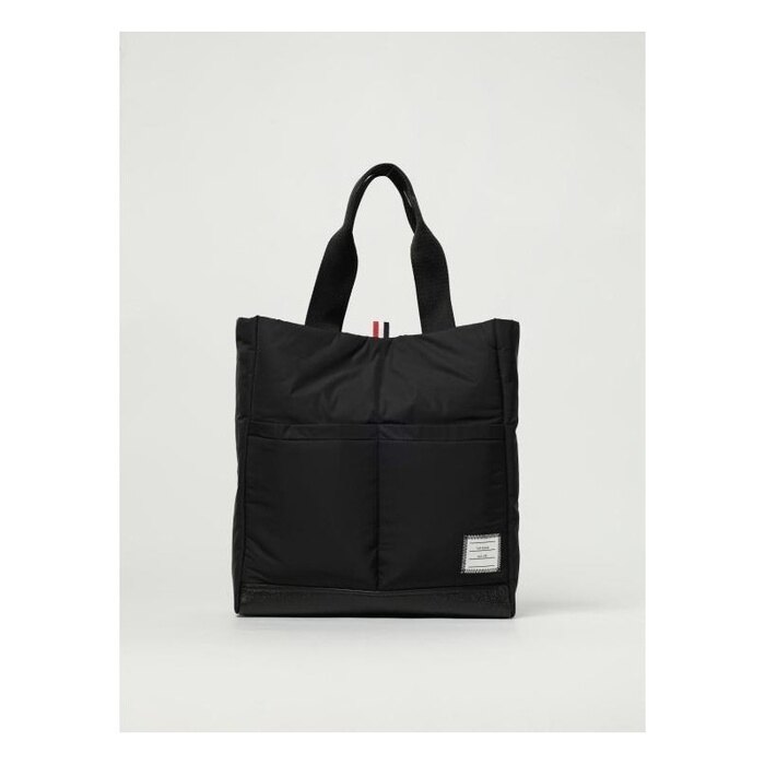라프리마 톰브라운 폴리 트윌 포켓 토트 UAG228A 07259 001 - Thom Browne