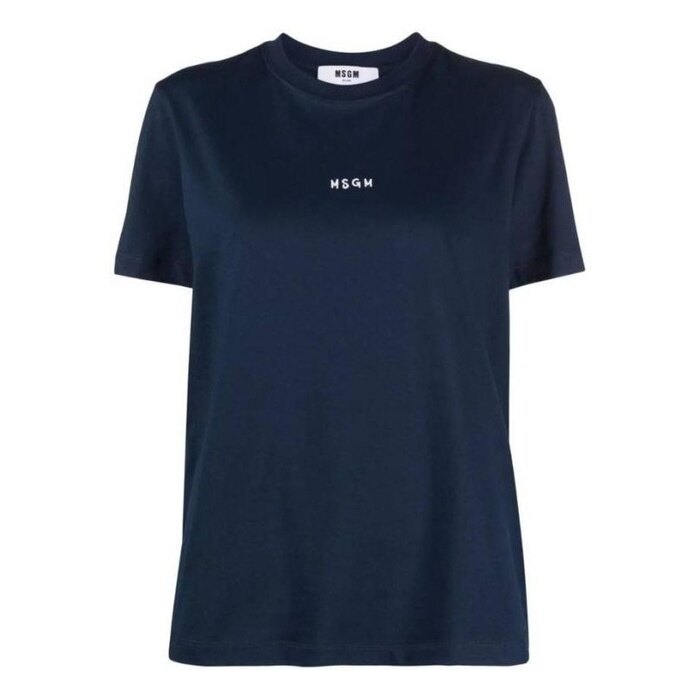 엠에스지엠 마이크로 브러쉬드 로고 반팔 티셔츠 3641MDM550 247002 89 - MSGM