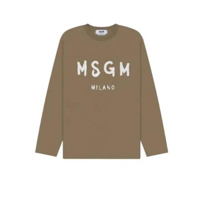 엠에스지엠 로고 긴팔 티셔츠 3740MM511 247798 37 - MSGM