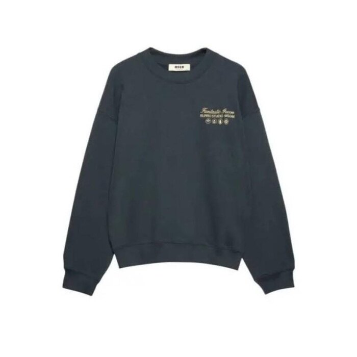 엠에스지엠 판타스틱 그린 Burro 스튜디오 맨투맨 3746MM06 247792 98 - MSGM