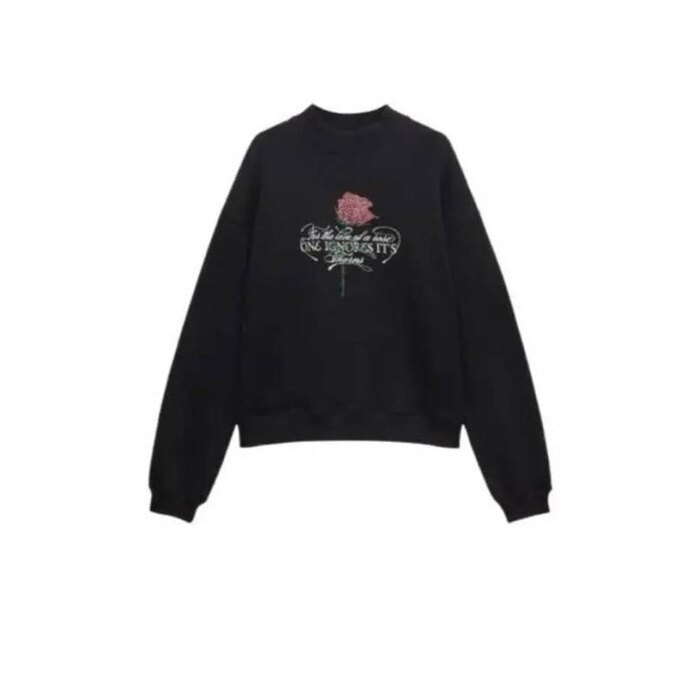 엠에스지엠 쿼트 라인스톤 로고 저지 맨투맨 3741MDM110 247799 99 - MSGM