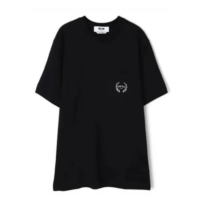 엠에스지엠 포켓 로고 프린트 반팔 티셔츠 3540MM128 237798 99 - MSGM