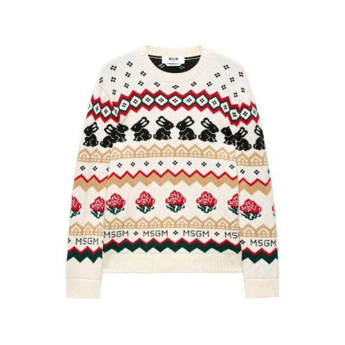 라프리마 엠에스지엠 버니 울 블렌드 니트 스웨터 3941MDM224 257750 02 - MSGM