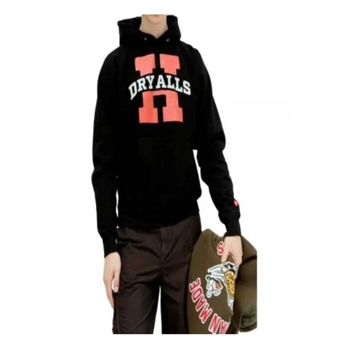 휴먼메이드 로고 후드 티셔츠 HM27CS031 BLK - Human Made