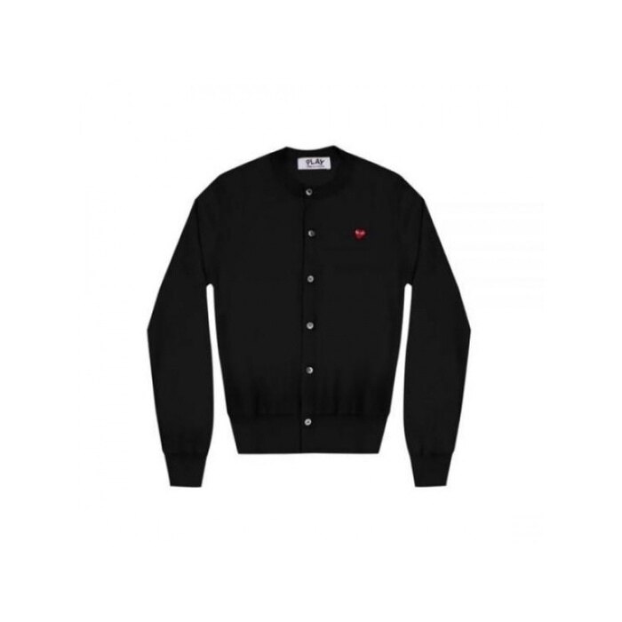 꼼데가르송 스몰 레드하트 와펜 가디건 AZ N053 051 1 - Comme des Garcons