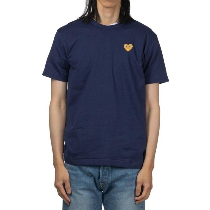 꼼데가르송 골드하트 와펜 반팔티 AX T216 051 2 - Comme des Garcons