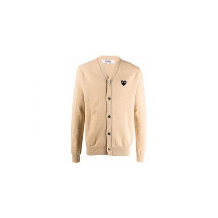 꼼데가르송 블랙하트 와펜 울 가디건 AX N024 051 3 - Comme des Garcons