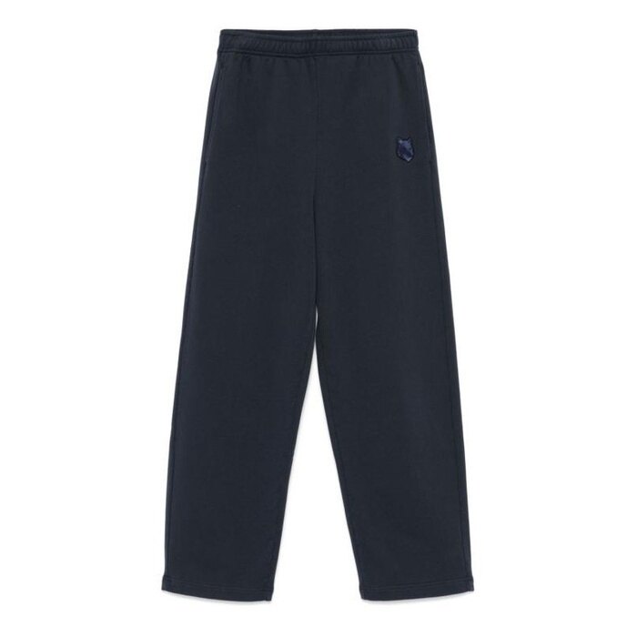 메종키츠네 볼드 폭스 헤드 패치 릴렉스 JOG 팬츠 폭 NM01111KM0001 P492 - Maison Kitsune