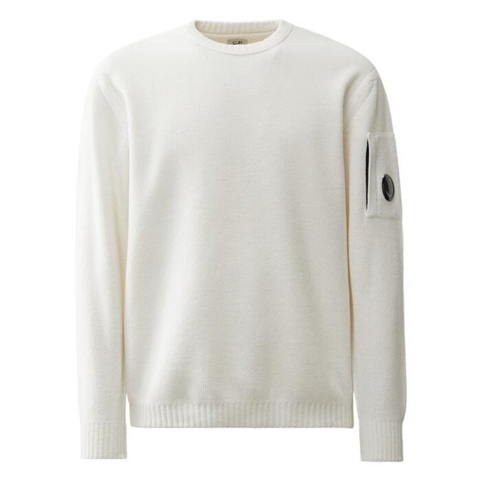 CP컴퍼니 코튼 셔닐 크루넥 니트 17CMKN086A 005558G 103 - CP company