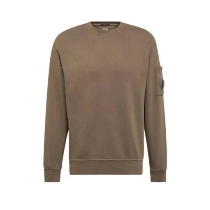 라프리마 CP컴퍼니 브러쉬드 Emerized Diagonal 플리스 크루 넥 17CMSS060A 006372R 359 - CP company