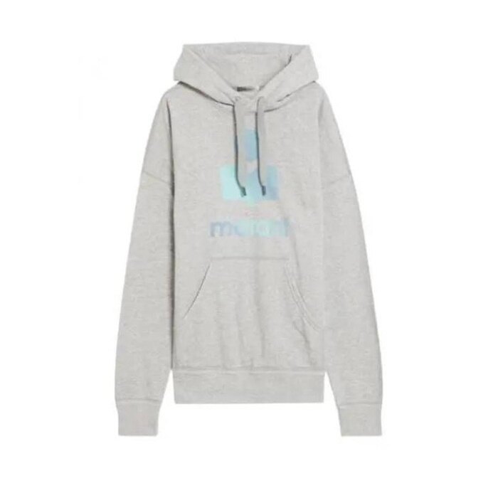 이자벨마랑 MILEY 마일리 후드 티셔츠 SW0027HA B1M18H GYIB - Isabel Marant