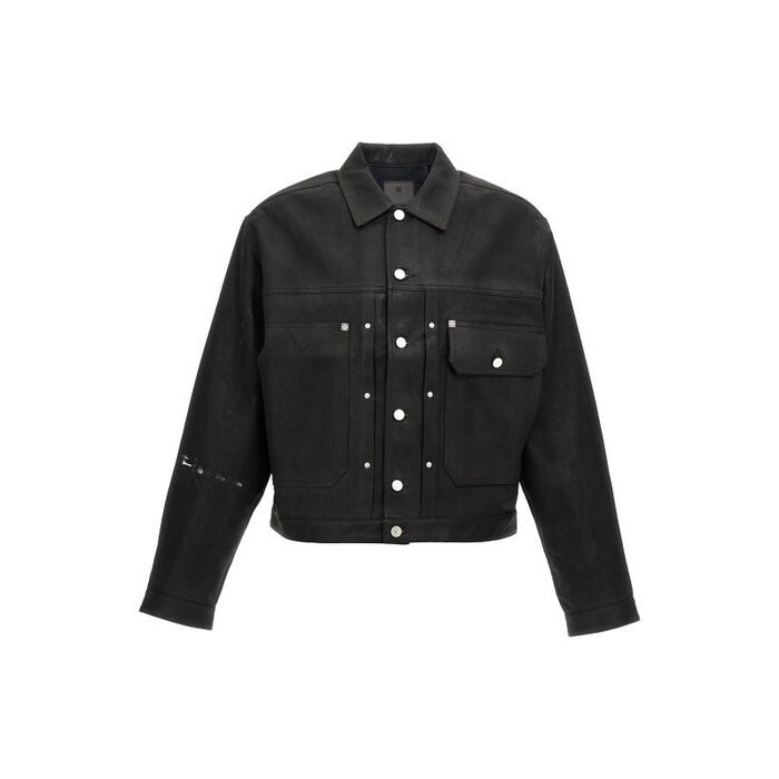 지방시 데님 자켓 코팅 BM017H513R 001 - Givenchy