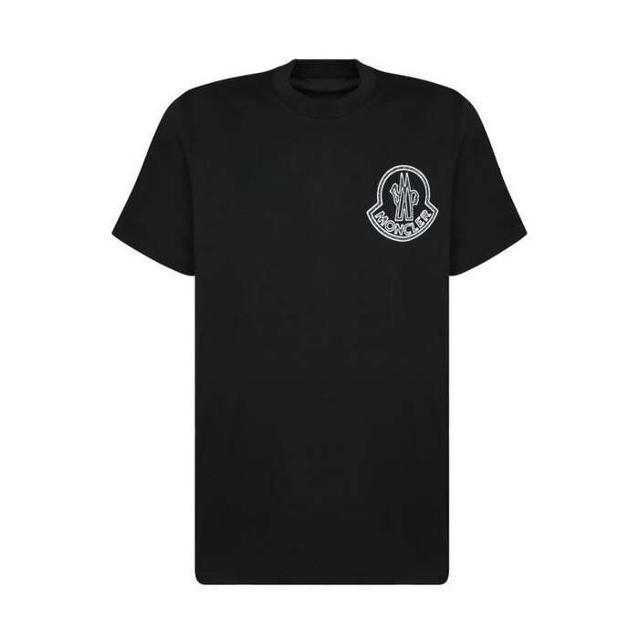 몽클레어 로고 코튼 티셔츠 8C00056 89AJS 998 - Moncler