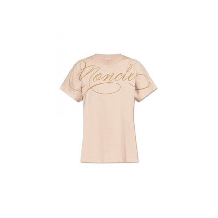 몽클레어 자수 로고 코튼 티셔츠 8C00003 89AUO 529 - Moncler