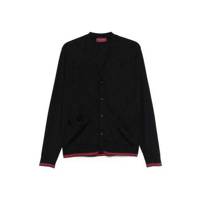 구찌 웹 트리밍 울 가디건 814529 XKEMU 4060 - Gucci