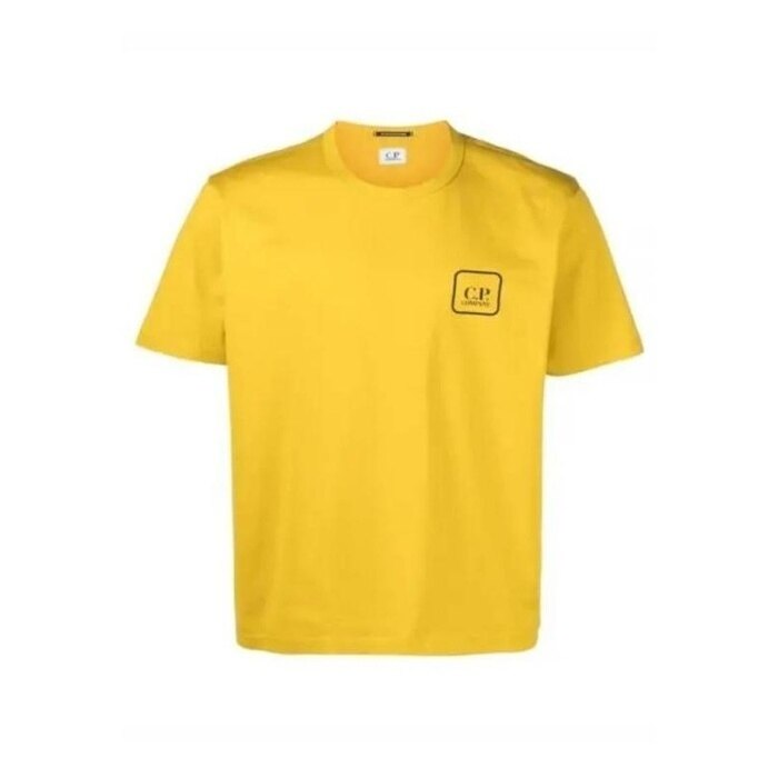 라프리마 CP컴퍼니 머서라이즈 저지 로고 그래픽 티셔츠 16CLTS046A 006370W 224 - CP company