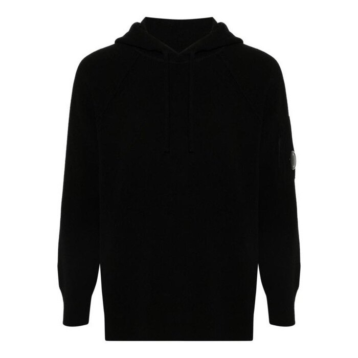 CP컴퍼니 Lambswool Grs 후드 니트 스웨터 램스울 GRS 17CMKN149A 110149A 999 - CP company