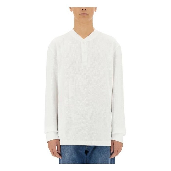 라프리마 BARBOUR X BARACUTA 릴렉스 HENLEY 티셔츠 바버 바라쿠타 헨리 MTS1364 WH11 - Barbour
