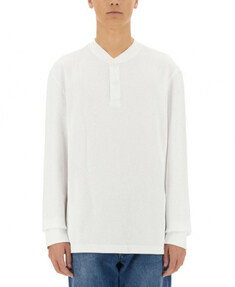 라프리마 BARBOUR X BARACUTA 릴렉스 HENLEY 티셔츠 바버 바라쿠타 헨리 MTS1364 WH11 썸네일 1