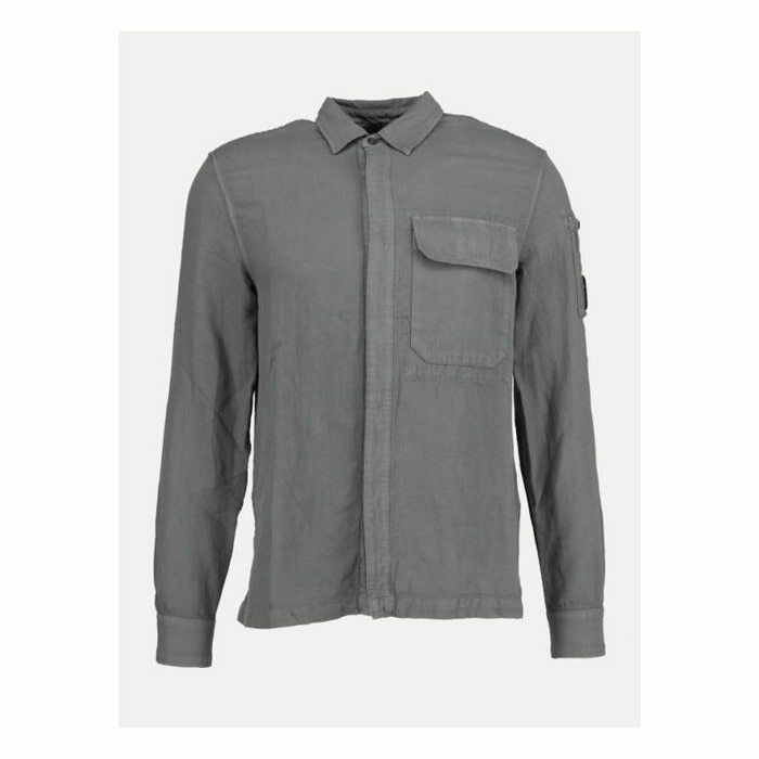 CP컴퍼니 브로큰 LinenCotton Lens 오버셔츠 리넨코튼 18CMOS243A 006501G 935 - CP company