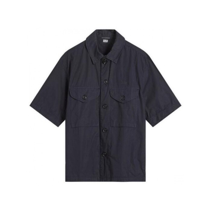 CP컴퍼니 포플린 숏 슬리브 오버셔츠 18CMSH236A 005328G 888 - CP company