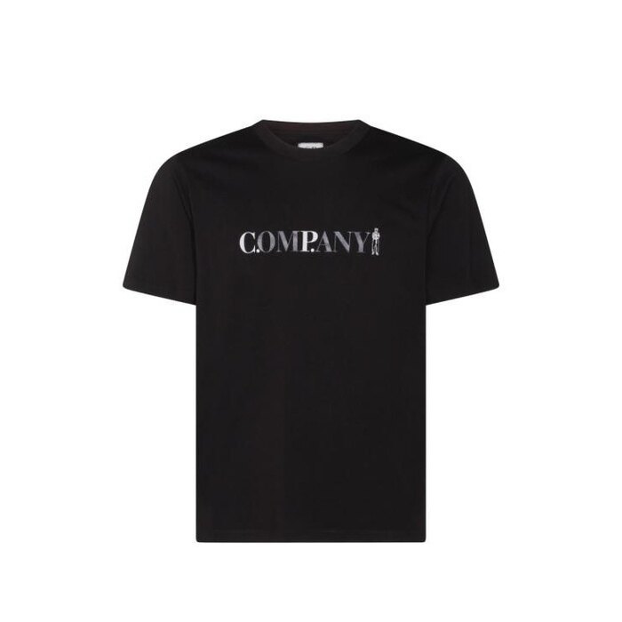 CP컴퍼니 301 저지 숏 슬리브 로고 티셔츠 20CMTS085A 005100W 999 - CP company