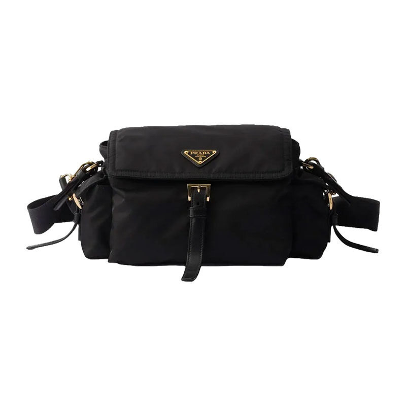 26FW 프라다 익스플로어 미디움 블랙 여성 숄더백 1BD394 RDLN F0002 - Prada