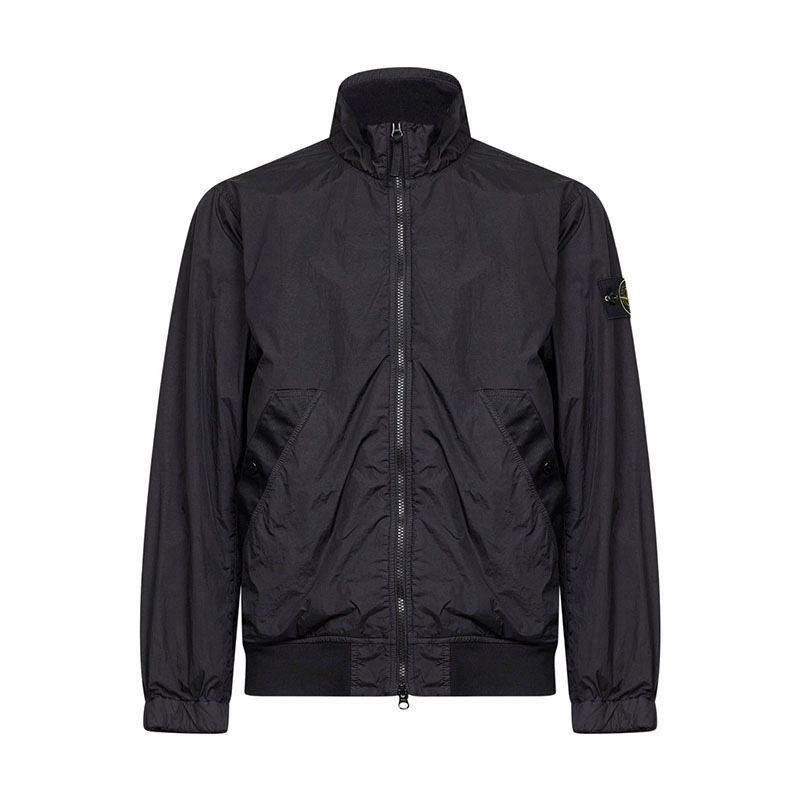 26SS 스톤아일랜드 크링클랩스 나일론 블랙 남성 자켓 L1S15 4100111 S0A23 V0029 - Stone Island