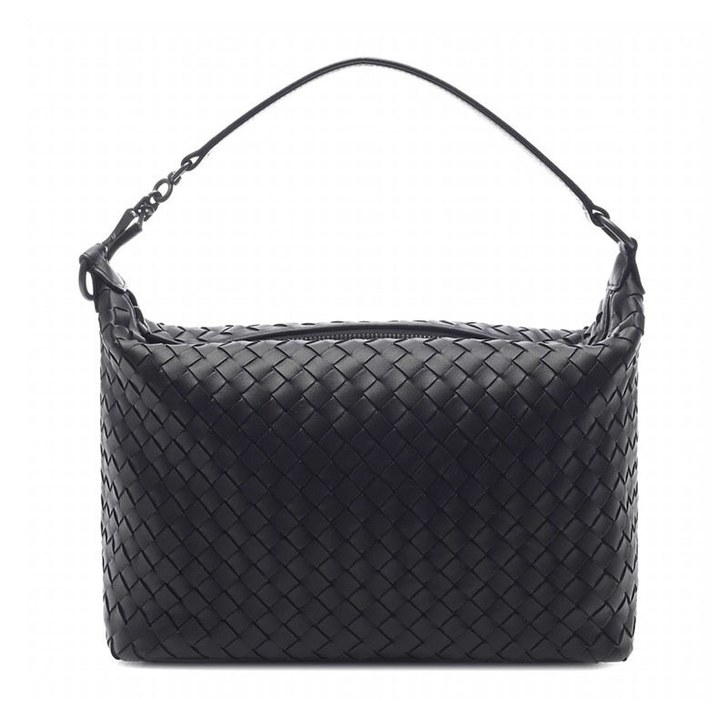 26SS 보테가베네타 인트레치아토 블랙 여성 숄더백 239988 V3UN1 1275 - Bottega Veneta