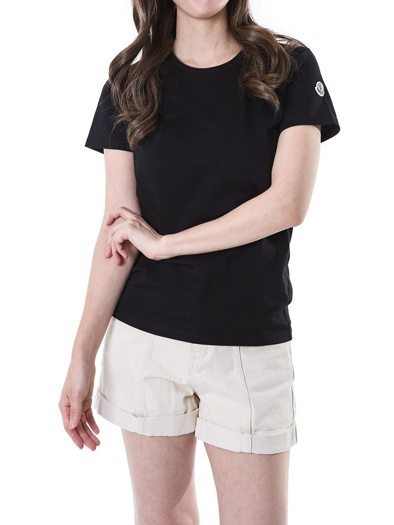 26SS 몽클레어 코튼 저지 티셔츠 블랙 8C73200 V8058 999 - Moncler