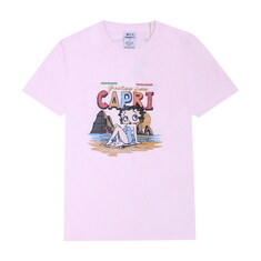 [와일드동키 WILD DONKEY] T-CAPRI LIGHT DYED PINK 공용 반팔티 썸네일 1