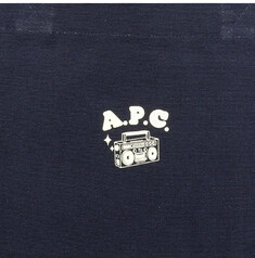 [아페쎄 APC] COGYX M67036 IAK DARK NAVY 공용 에코백 썸네일 3