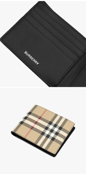 [버버리 BURBERRY] 8113133 A7026 남성 반지갑 썸네일 2