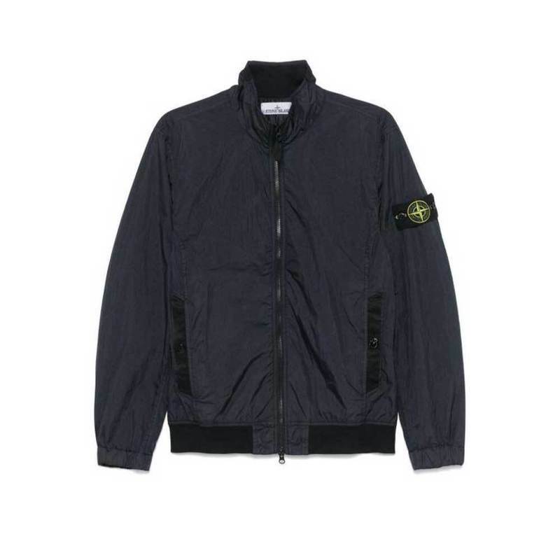[국내배송] 스톤아일랜드 자켓 바람막이 크링클랩스 윈드 네이비 - Stone Island