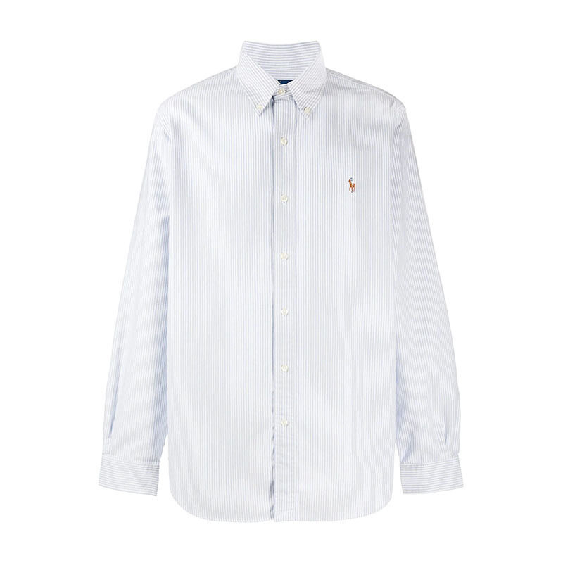 폴로랄프로렌 포니로고 스트라이프 블루화이트 남성 셔츠 710792041004 - Polo Ralph Lauren