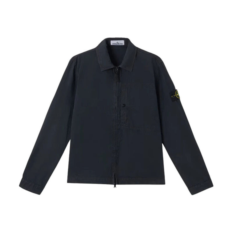 스톤아일랜드 올드 이펙트 네이비 남성 오버셔츠 K1S15 1200032 S00WN V0120 - Stone Island