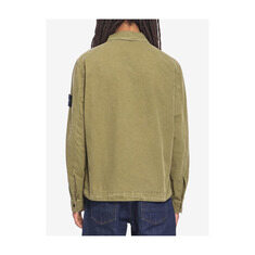 26SS 스톤아일랜드 올드 이펙트 그린 남성 오버셔츠 L1S15 1200008 S00WN V015G 썸네일 3