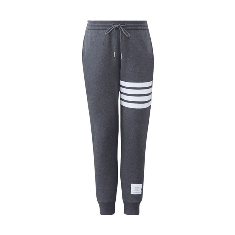 26SS 톰브라운 4바 루프백 코튼 다크그레이 여성 스웨트팬츠 FJQ001A 00535 025 - Thom Browne