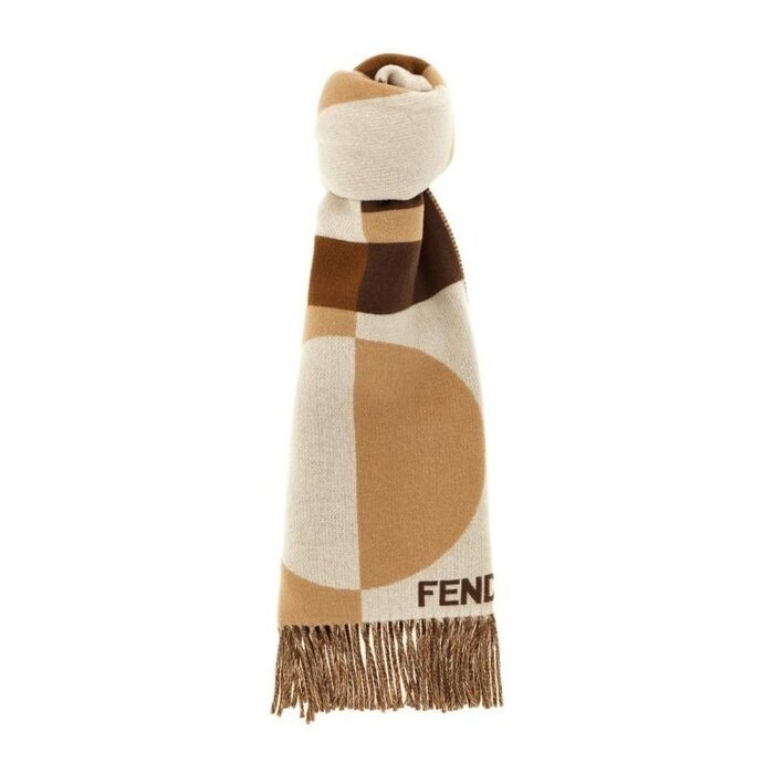 펜디 울 스카프 FXT461 AYKT F0X2L - Fendi